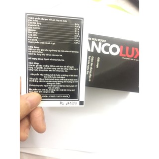 Cốm giải độc rượu Ancolux (1 gói)