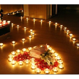 NẾN TEALIGHT TRÒN TRẮNG- 10c/ bịch