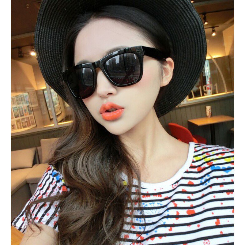 Kính mát kính râm thời trang Hàn Quốc gọng vuông