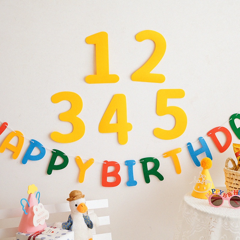 Băng Rôn Bằng Vải Không Dệt Kích Thước Lớn In Chữ Happy Birthday Dùng Để Trang Trí Tiệc Sinh Nhật