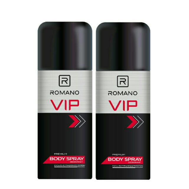 Combo hai chai xịt khử mùi toàn thân Romano Vip