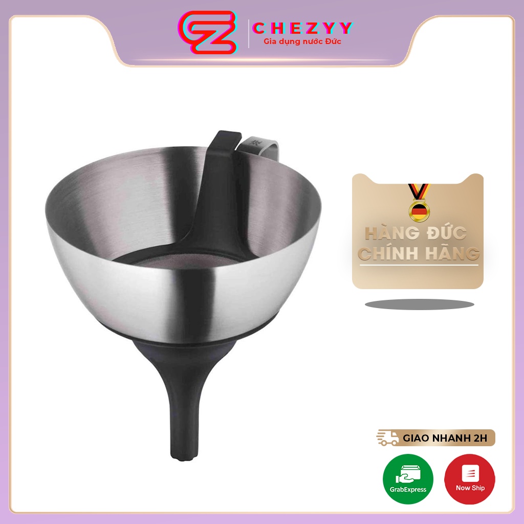 Phễu 3in1 WMF lọc bã sữa hạt, nước cam, nước chanh, rây cháo [Hàng Đức chính hãng]