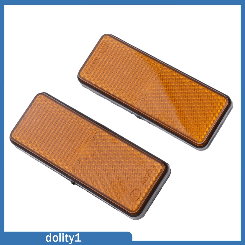 Set 2 Tấm Phản Quang Hình Vuông Chuyên Dụng Cho Xe Mô Tô