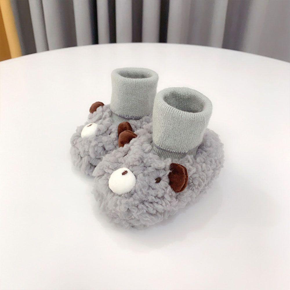 SUSANS Ốp Bọc Giày Bằng Cotton Phối Lông Nhung Dày Dặn Dành Cho Trẻ Em