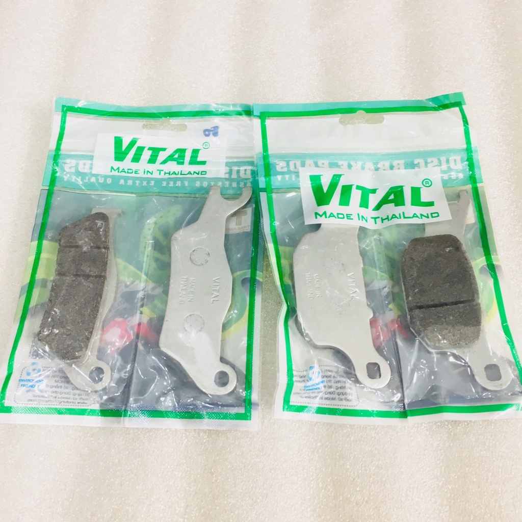 CẶP BỐ THẮNG VITAL RAIDER FI,SATRIA FI TRƯỚC/SAU (MÃ 156/153)