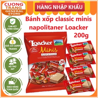 Bánh xốp classic minis napolitaner Loacker 200g