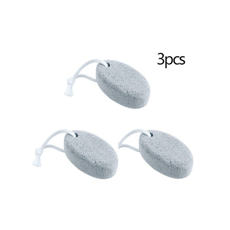 Beautylife 3PCS Pumice Stone Foot Care Hard Dead Skin Remove Pedicure Natural Scrubber