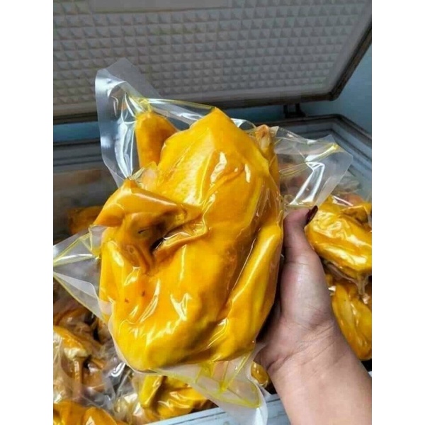 Gà ta ủ muối hoa tiêu nguyên con có đầu (giao Hỏa tốc tphcm)