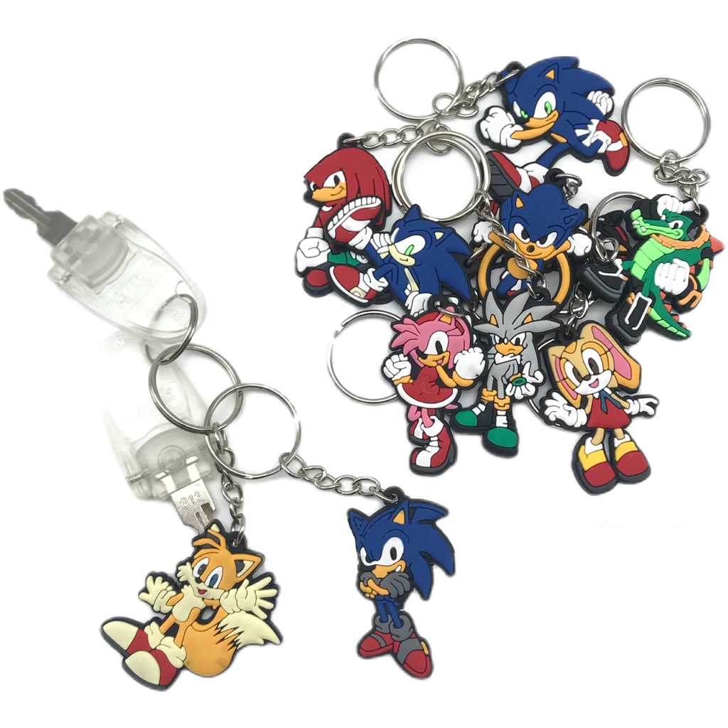 Móc Khóa PVC Mềm Chủ Đề Nhím Sonic