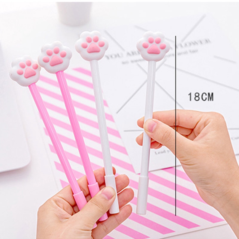 Bút mực trang trí hình dấu chân mèo kiểu dáng dễ thương