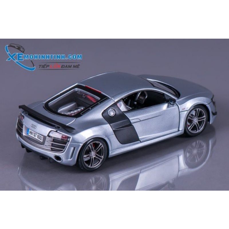 Xe Mô Hình Audi R8 Gt 1:18 Maisto (Bạc)