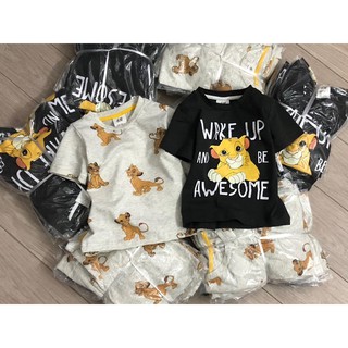 Áo cộc cotton lion king 1-6y