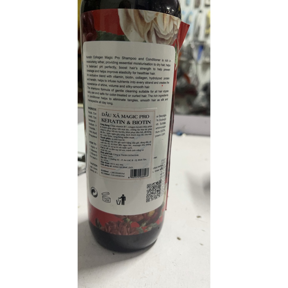 Cặp dầu gội xả Magic Pro siêu phục hồi, chăm sóc tóc hư tổn - myphamvananh