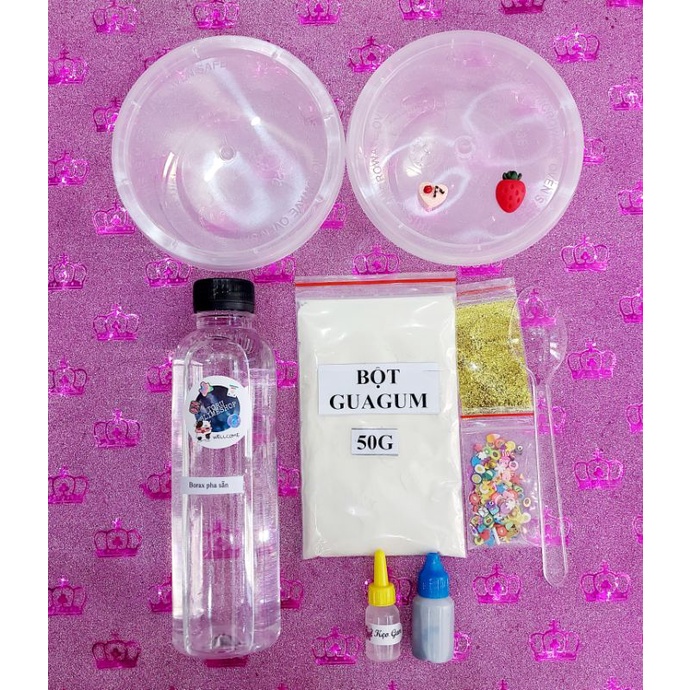 Slime Nước Lỏng/Jiggy Water Slime bộ kit  toru_slime