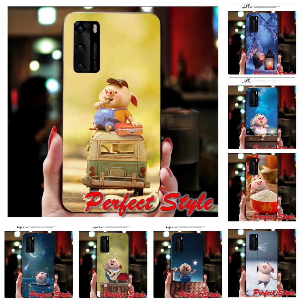 Ốp lưng dẻo TPU Vsmart Star 5 / Live 4 / Live / Joy 4 in hình 3D Heo cute