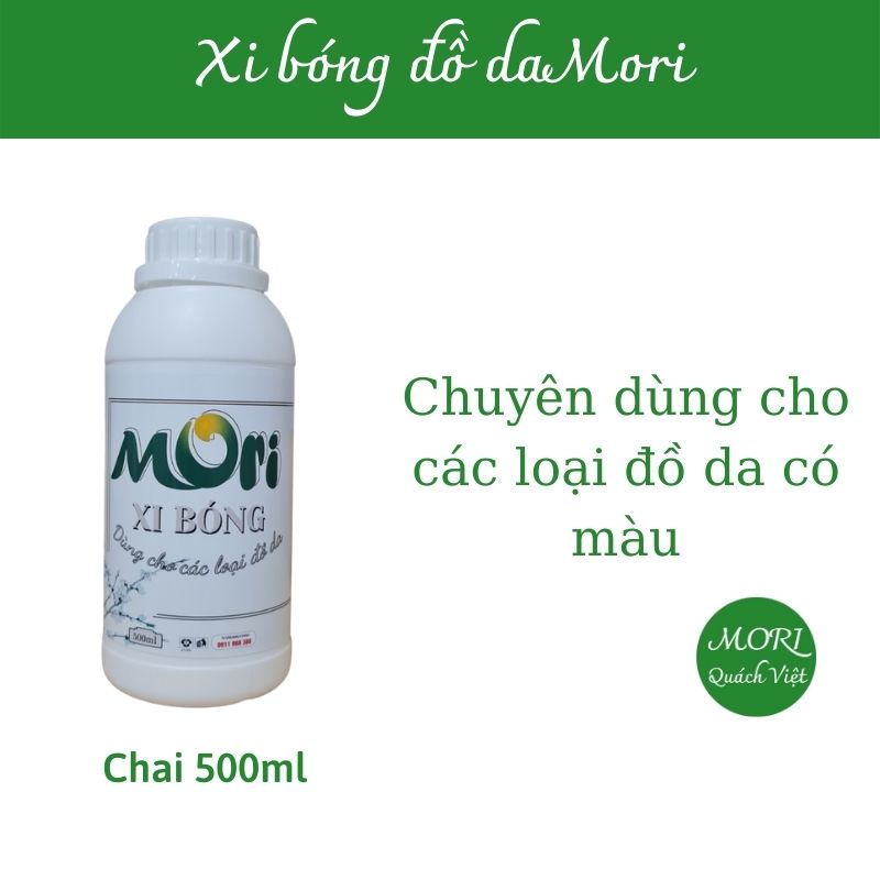 Xi bóng dành cho đồ da MORI, dung tích 500ml