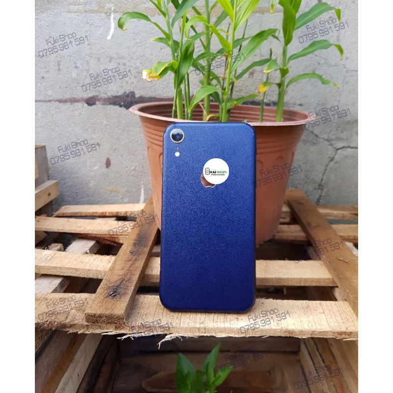 Tấm Dán Skin FULL Viền Màu Cobalt Blue Matte 5 6 7 6plus 7plus 8plus X XS XR XSMAX 11 PRO MAX 12 PRO MAX