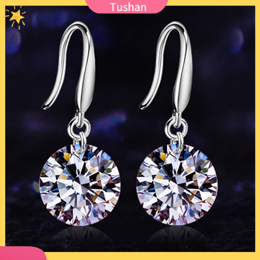 Hoa tai mạ bạc dáng dài thời trang cho nữ