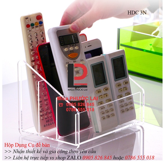 Hộp dụng cụ để bàn (mica/ acrylic)