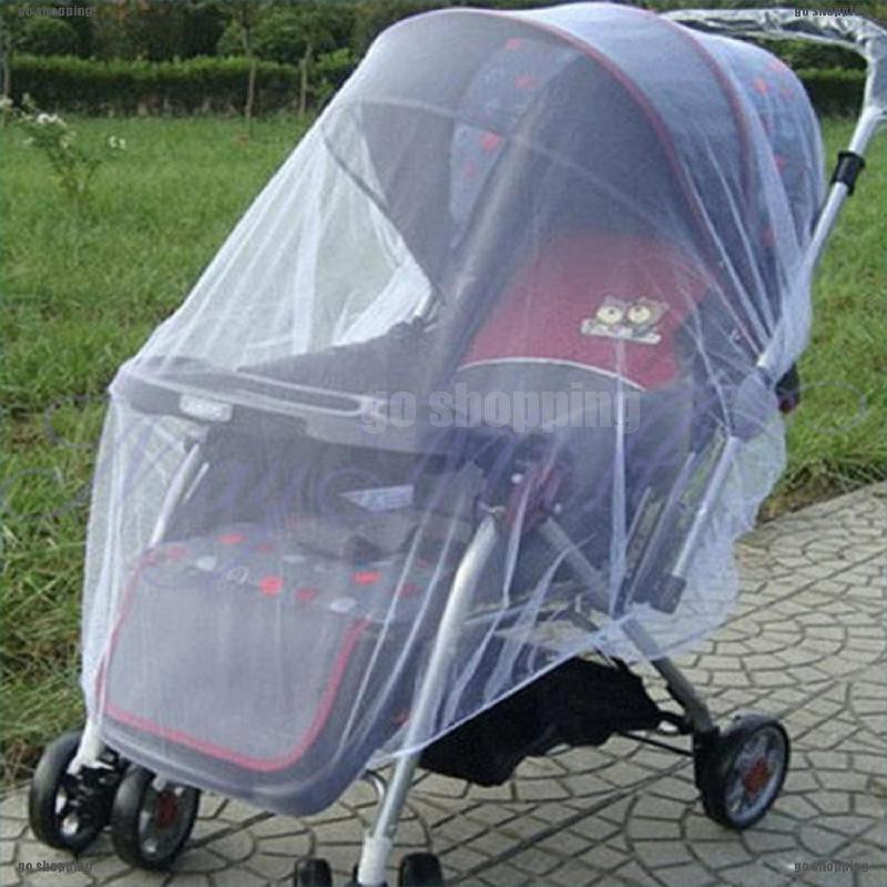 {go shopping}Cute Infants Baby Stroller Pushchair Mosquito Insect Net Safe Mesh Buggy