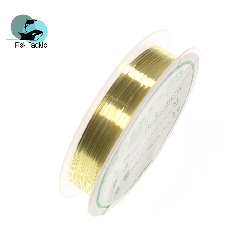 Cuộn Dây Đồng 0.3mm Cho Fly Tying Larve Nymph Streamer Brassie Fly Tying