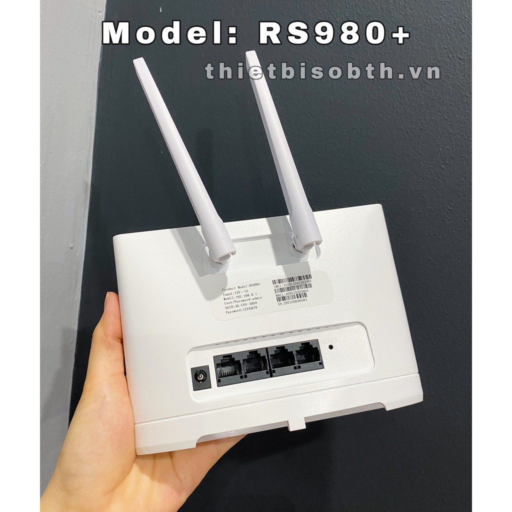 Bộ Phát Wifi 4G CPE RS980+, Tốc Độ 300Mb, Hỗ Trợ 2 Cổng LAN | BigBuy360 - bigbuy360.vn