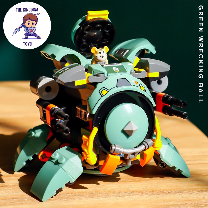 Đồ Chơi Lắp Ráp Mô Hình Wrecking Ball Hammond Đèn Laser Chuột Hamster Iron Man / Captain American / Batman