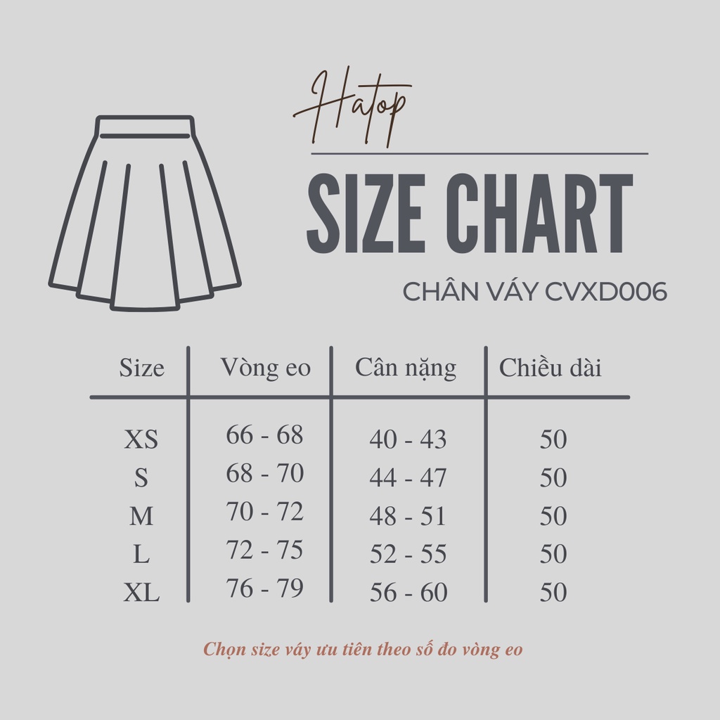 Chân váy xếp ly đen HATOP cao cấp vải cát len CVXD006
