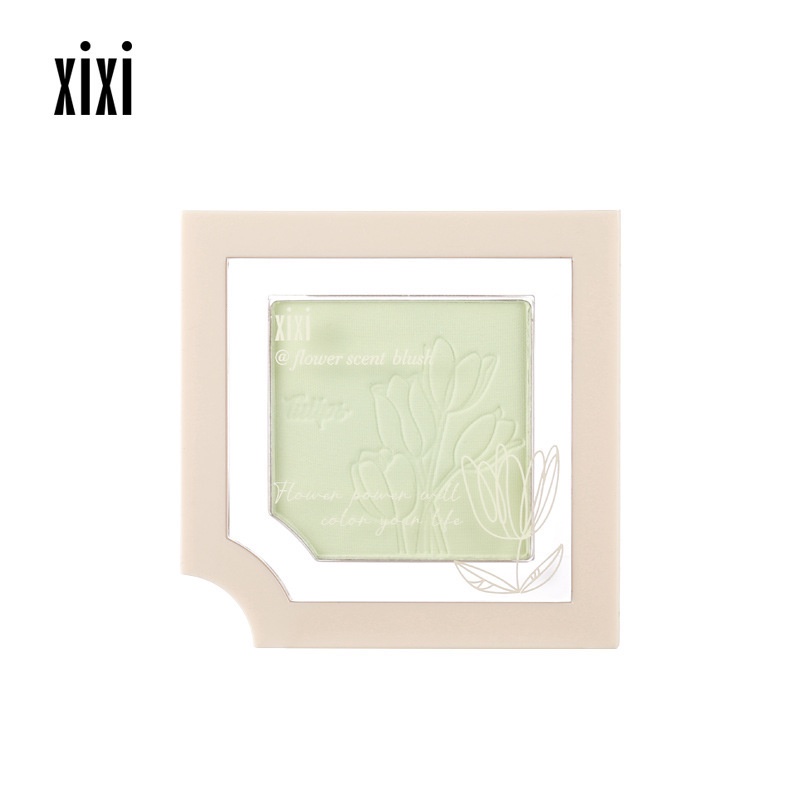 xixi hoa thơm đơn sắc phấn má hồng nhỏ cầm tay trang điểm khỏa thân tự nhiên mờ sức sống cô gái tăng cường nước da má hồng xanh