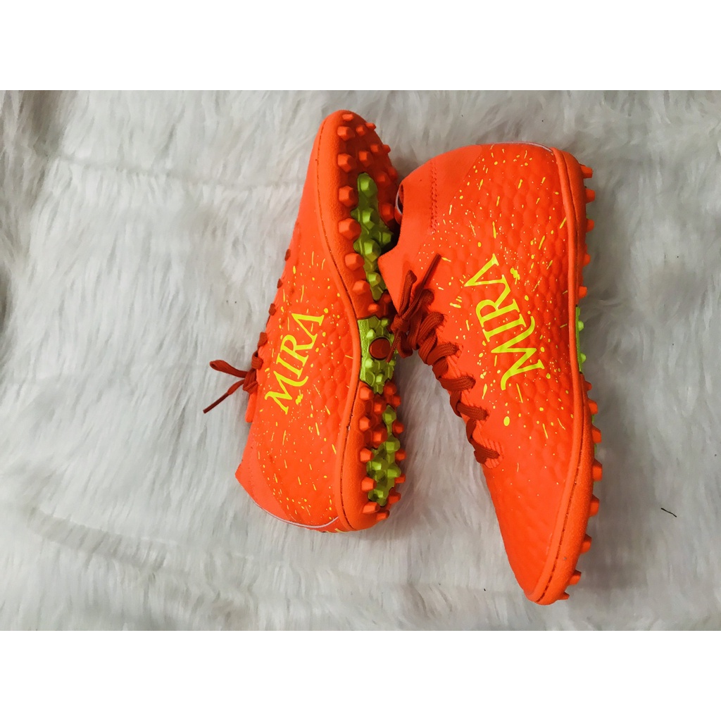 Giày đá bóng đá banh chính hãng Mira LuxTặng bó gối + FreeShipcổ cao khâu full đế - full hộp tiêu chuẩn thi đấu