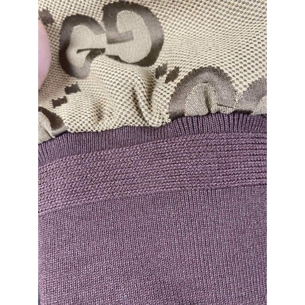 Áo khoác vải cổ đứng Gucci 2021 super Double G