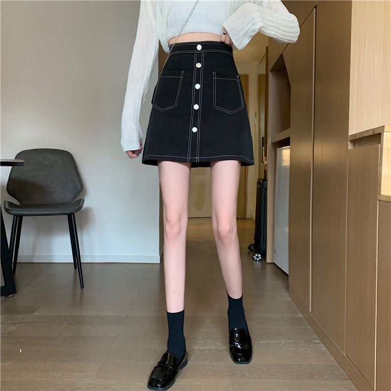 Chân Váy Chữ A Phong Cách Hàn Quốc Thanh Lịch Dành Cho Nữ