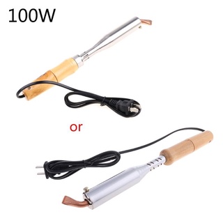 Mỏ Hàn nung điện cán gỗ cầm tay 100W giá 1c