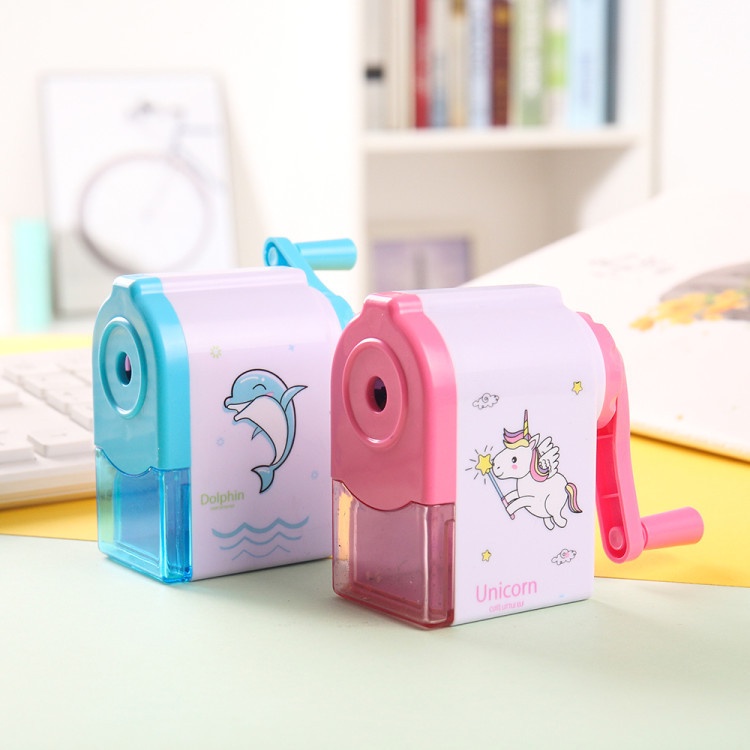 Gọt Bút Chì Xoay Hình Spiderman Unicorn Chống Trượt Cho Học Sinh