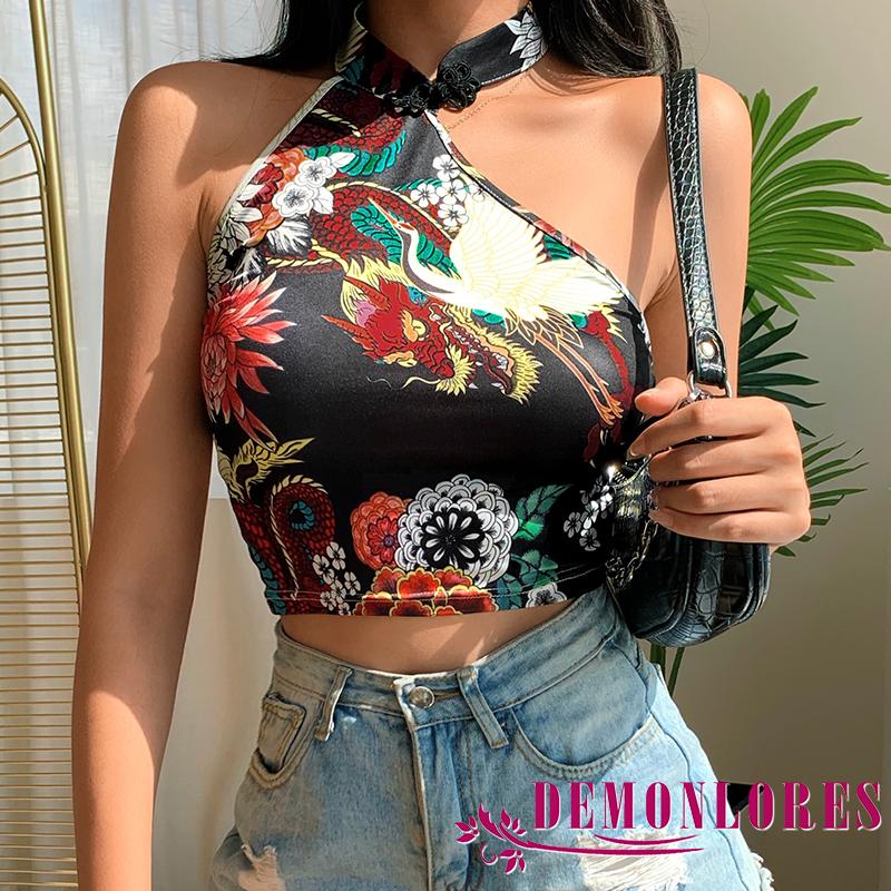 Áo Lửng Hai Dây Hở Lưng Quyến Rũ Dành Cho Nữ