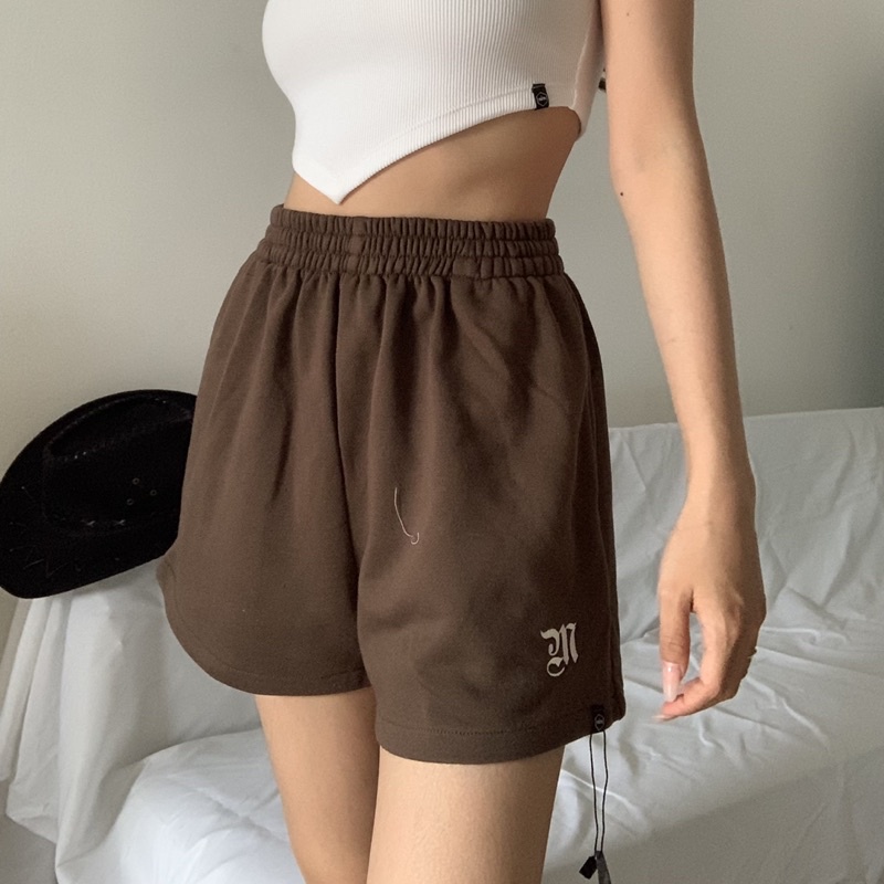 [Mã FAMARAL1 giảm 10K đơn 50K] Quần Short M Màu Nâu Tổng Hơp