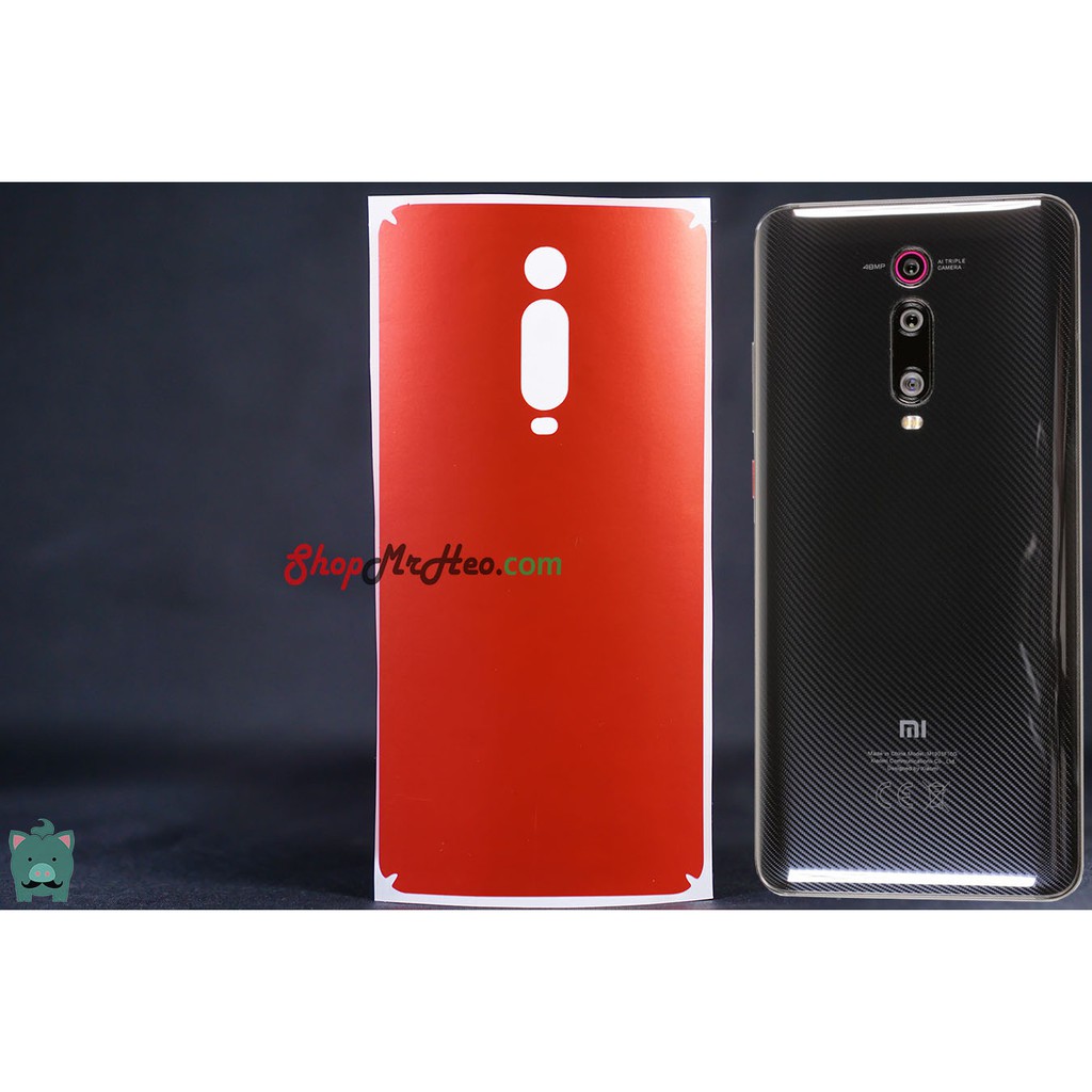 Dán Mặt Lưng Skin Vân Nhôm Xiaomi Mi 9T - Mi 9T Pro - K20 - K20 Pro