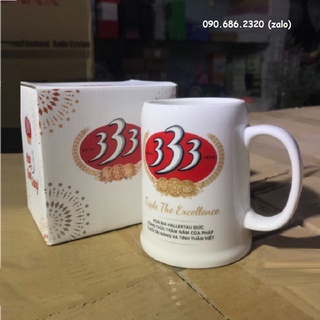Ly sứ uống bia minh long - ly sứ uống bia