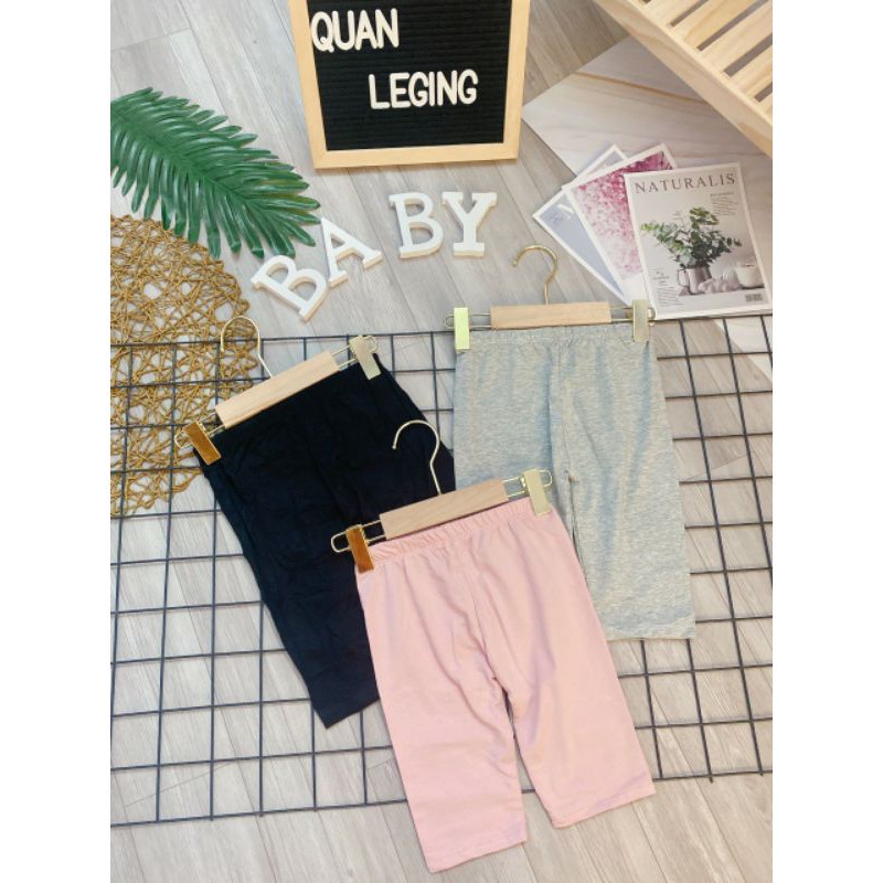 Quần lửng legging cho bé gái xinh xắn thoáng mát