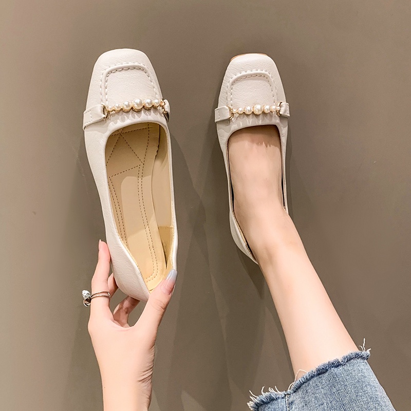 Giày Búp Bê Da Thời Trang Dành Cho Nữ