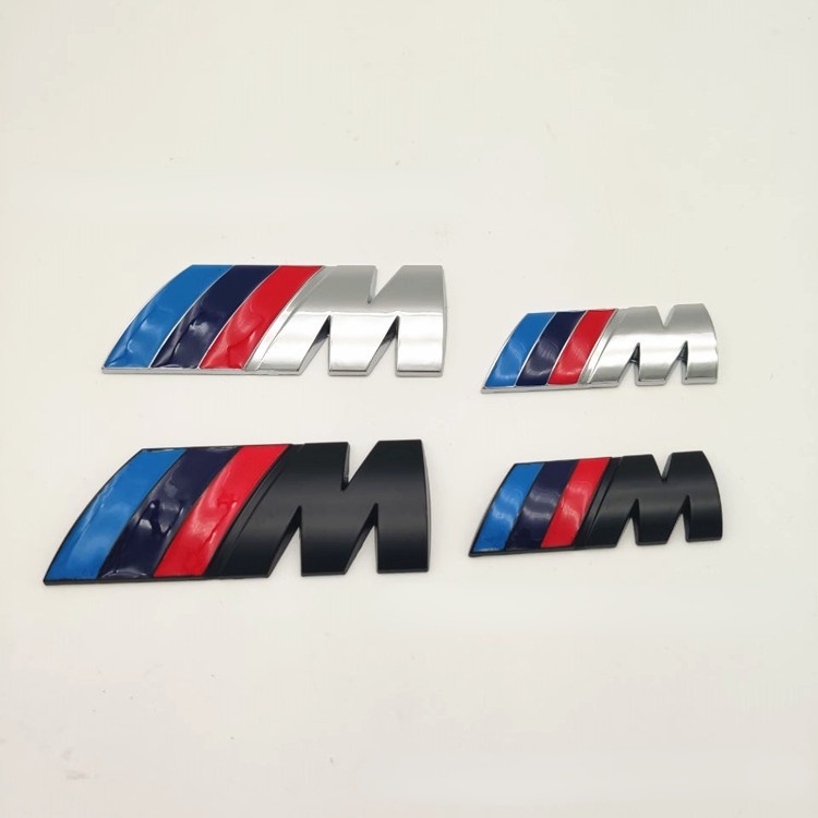 Logo kim loại dán trang trí xe ô tô BMW M 5 dòng M3 M5 X1M X3M X6