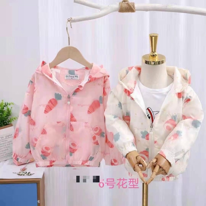 Áo khoác gió hàng quảng châu siêu mềm mướt tay 8-18kg