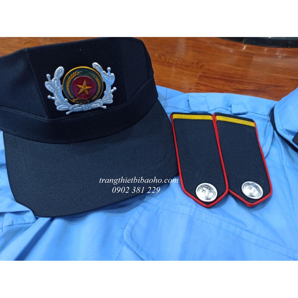 Quần áo bảo vệ dài tay nẹp bo budong kèm đầy đủ phụ kiện logo tay