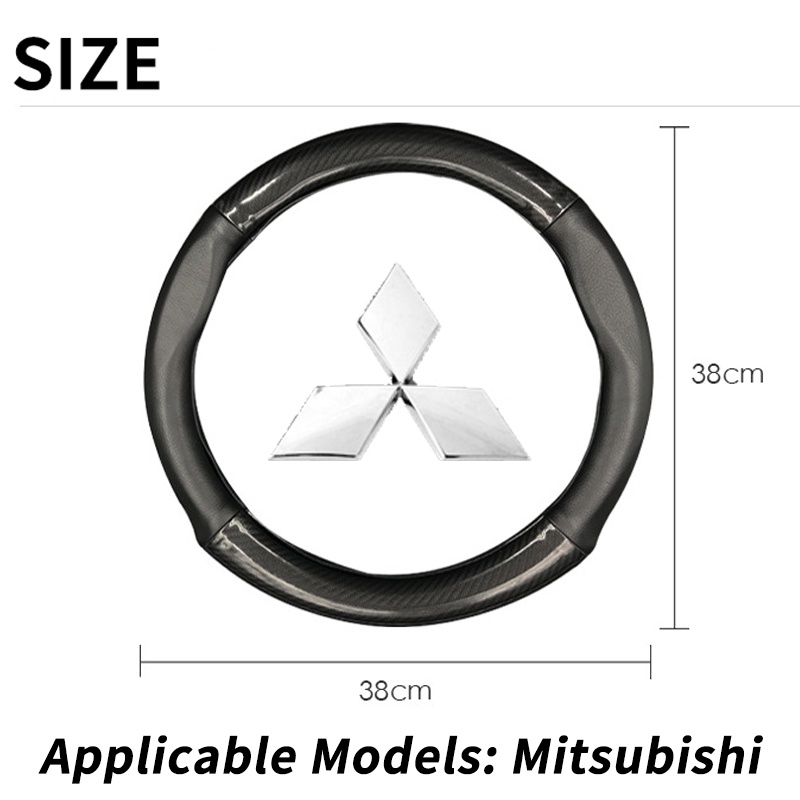 MITSUBISHI Vỏ Bọc Vô Lăng Bằng Sợi Carbon Cho Xpander Triton Lancer Pajero ASX Mirage Grandis Mirage Kuda