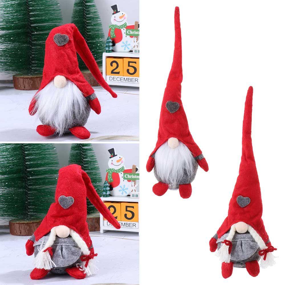 Búp Bê WTTLE Gnome Đội Mũ Dài Làm Thủ Công Trang Trí Giáng Sinh
