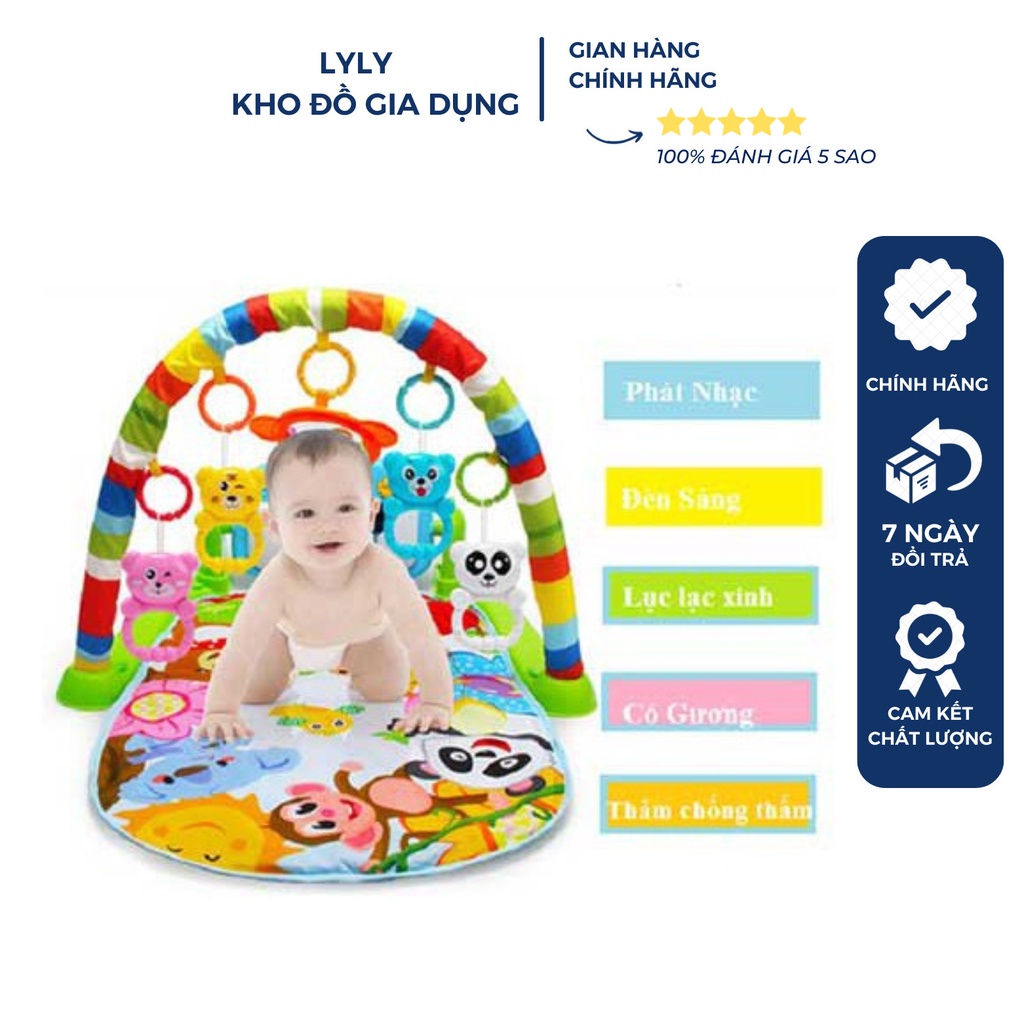 THẢM NẰM CHƠI NHẠC CHO BÉ (HÀNG CHẤT LƯỢNG CAO)