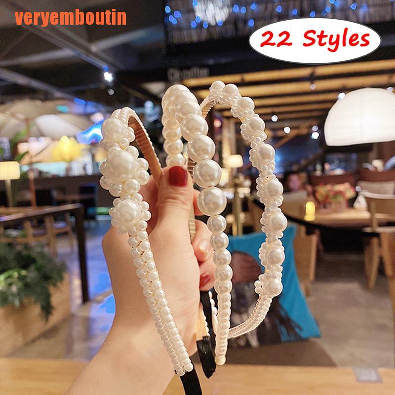 Cài Tóc Đính Hạt Ngọc Trai Giả Lấp Lánh Thời Trang