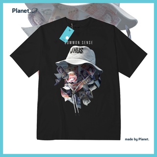 Áo thun street wear planet money form rộng unisex tay lỡ 100% cotton - áo thun đường phố fom rộng