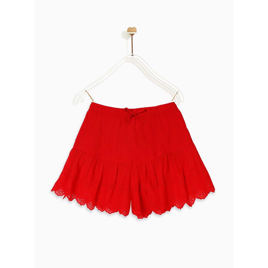 Quần short bé gái Ruffled Eyeletss M.D.K - xinh xắn, dễ thương