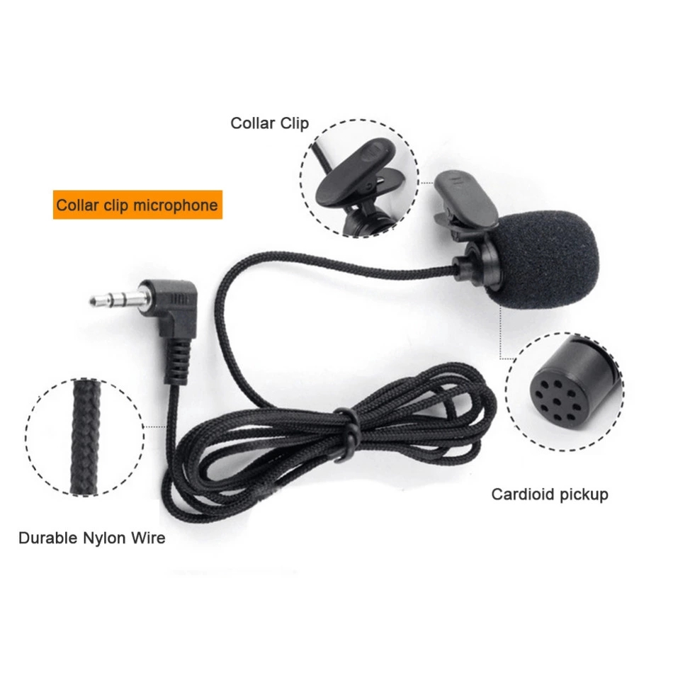 Microphone di động có kẹp cổ áo
